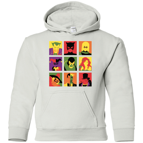 Sweatshirts White / YS Bat Pop Youth Hoodie