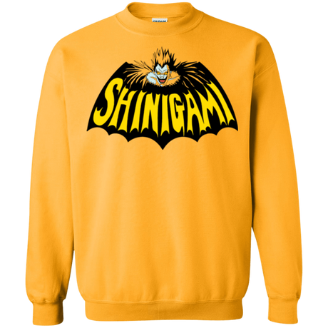 Sweatshirts Gold / Small Bat Shinigami Crewneck Sweatshirt