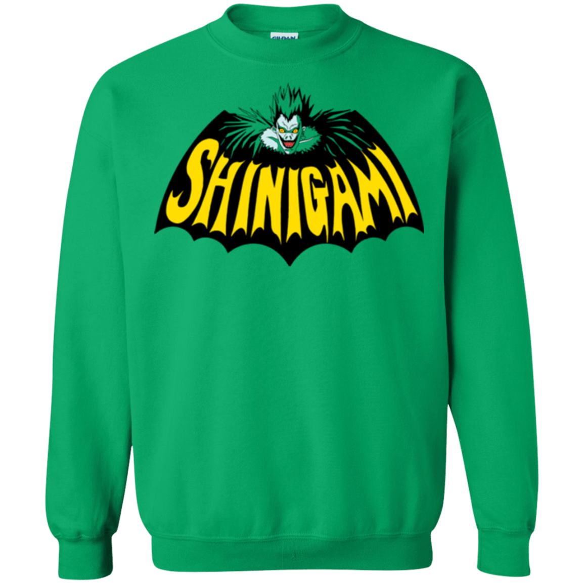 Sweatshirts Irish Green / Small Bat Shinigami Crewneck Sweatshirt