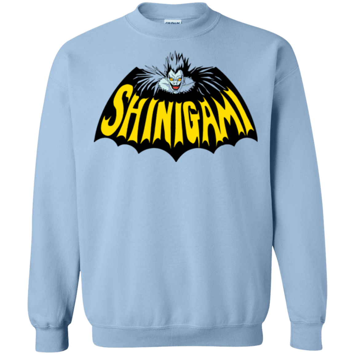 Sweatshirts Light Blue / Small Bat Shinigami Crewneck Sweatshirt