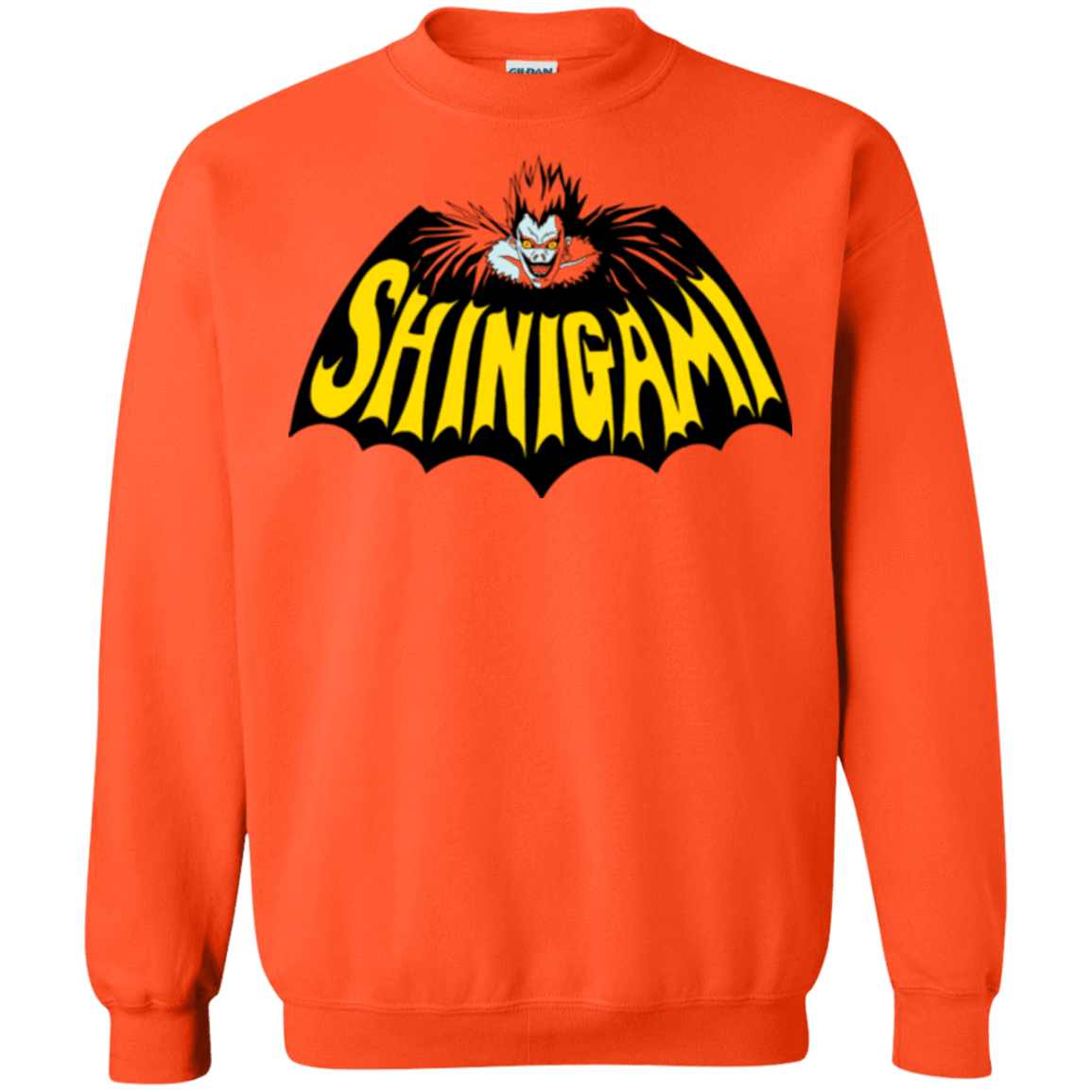 Sweatshirts Orange / Small Bat Shinigami Crewneck Sweatshirt
