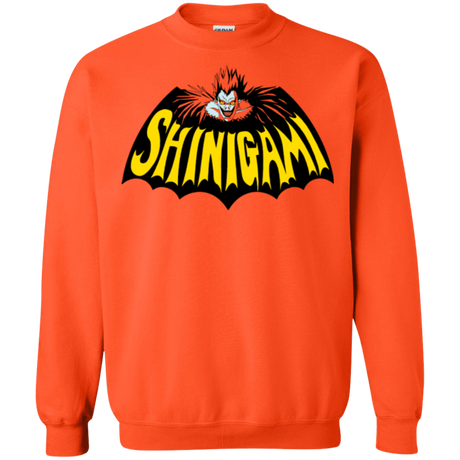 Sweatshirts Orange / Small Bat Shinigami Crewneck Sweatshirt