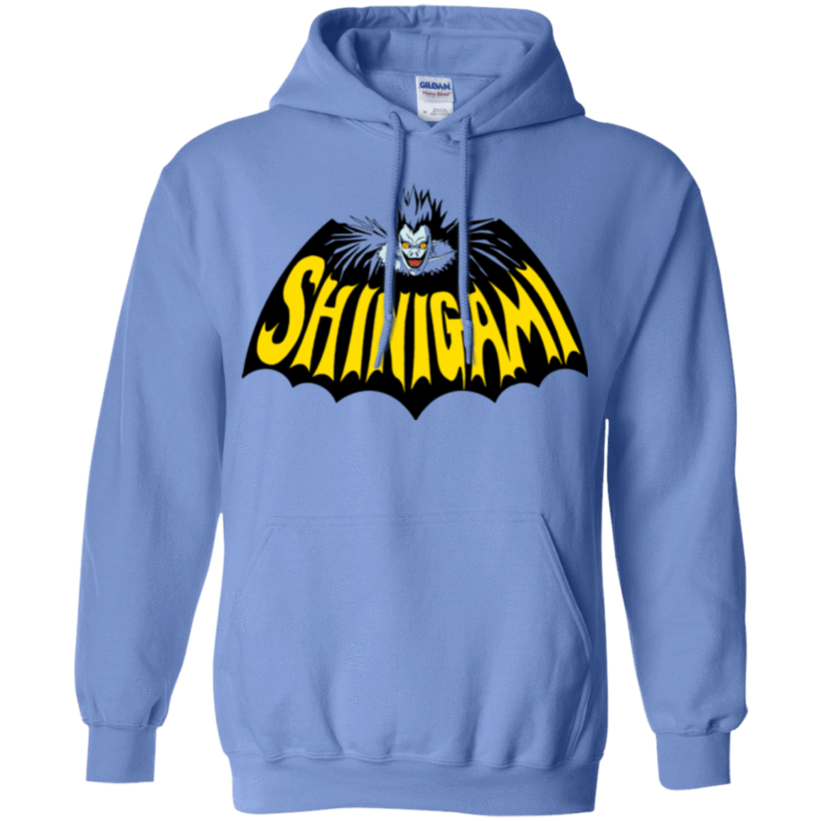 Sweatshirts Carolina Blue / Small Bat Shinigami Pullover Hoodie