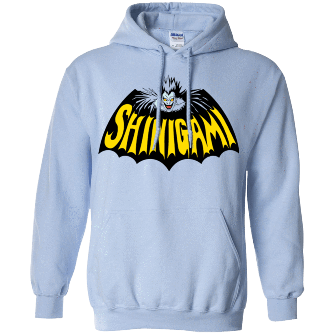 Sweatshirts Light Blue / Small Bat Shinigami Pullover Hoodie