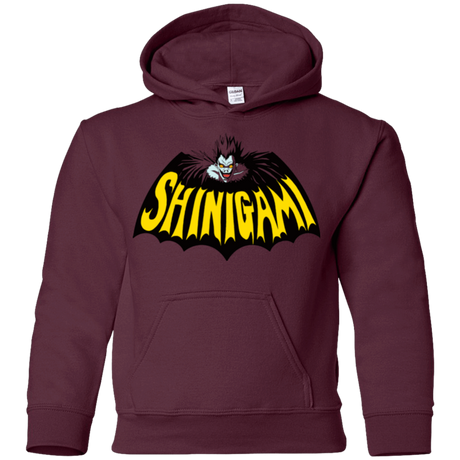 Sweatshirts Maroon / YS Bat Shinigami Youth Hoodie