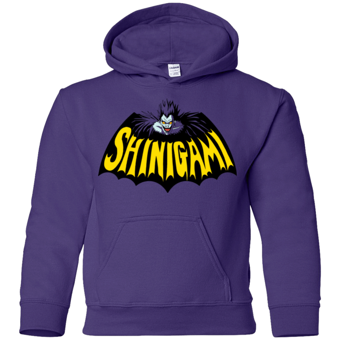 Sweatshirts Purple / YS Bat Shinigami Youth Hoodie