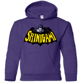Sweatshirts Purple / YS Bat Shinigami Youth Hoodie