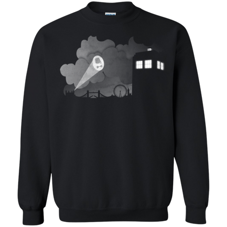 Sweatshirts Black / Small Bat Tardis Crewneck Sweatshirt