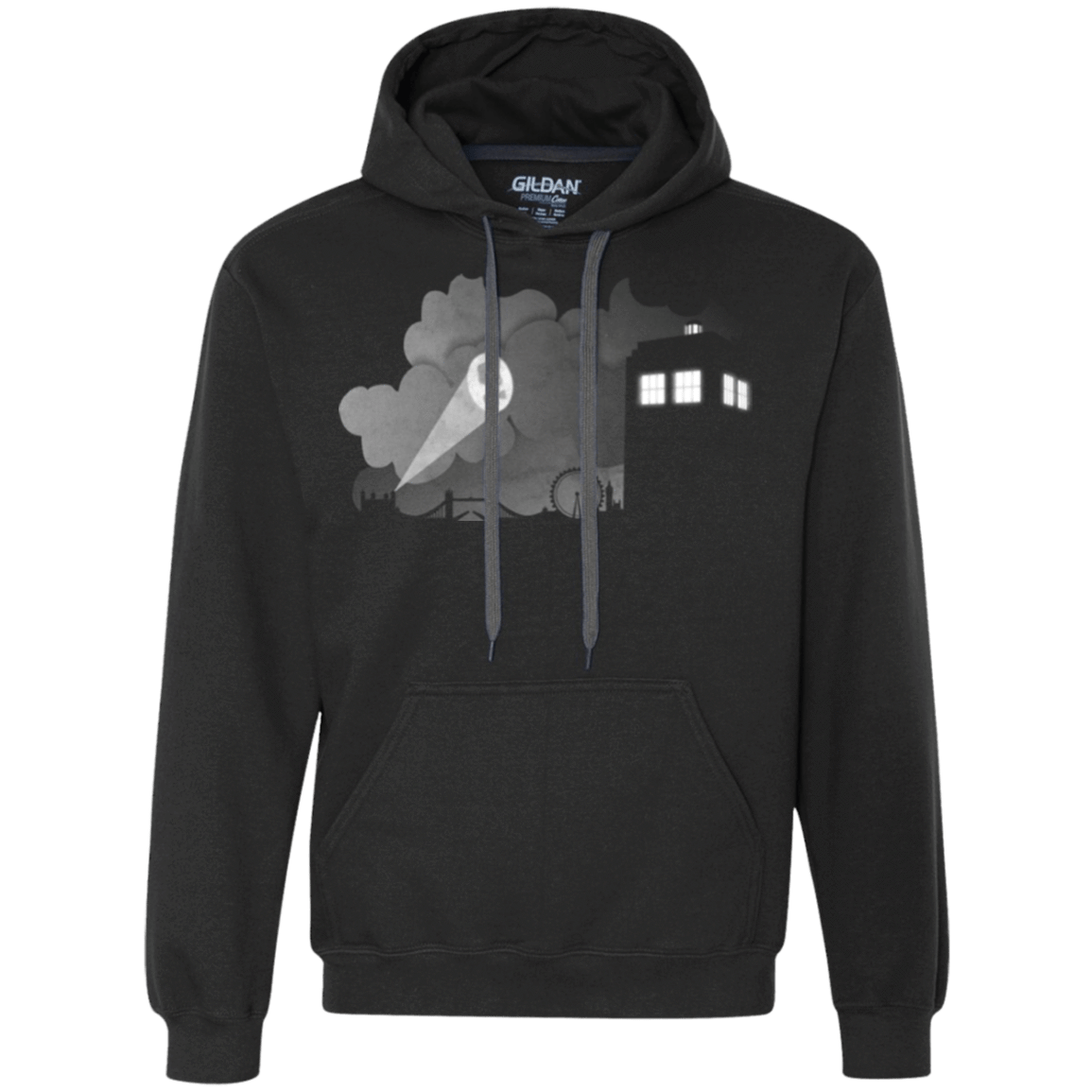 Sweatshirts Black / Small Bat Tardis Premium Fleece Hoodie