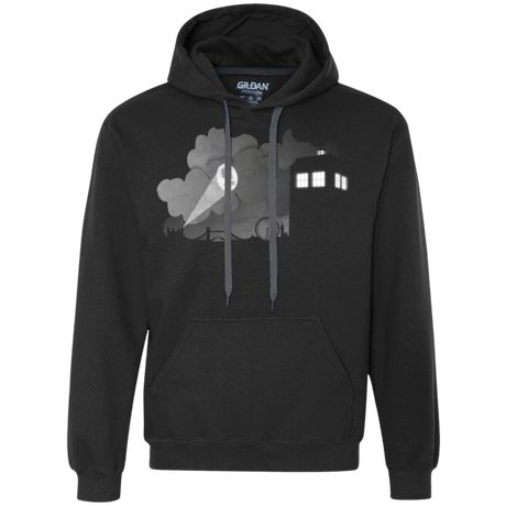 Sweatshirts Black / Small Bat Tardis Premium Fleece Hoodie