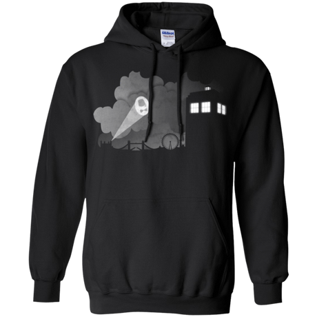 Sweatshirts Black / Small Bat Tardis Pullover Hoodie