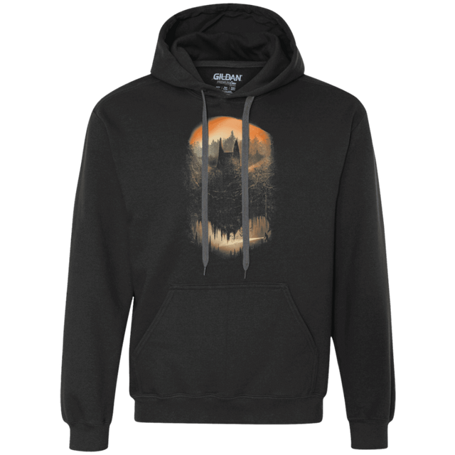 Sweatshirts Black / Small Batcaving Orange Version Premium Fleece Hoodie