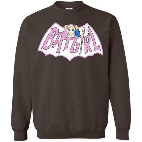 Sweatshirts Dark Chocolate / Small Batgirl Crewneck Sweatshirt