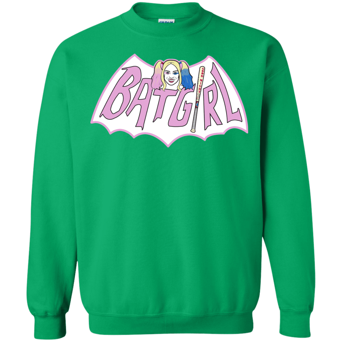 Sweatshirts Irish Green / Small Batgirl Crewneck Sweatshirt