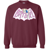 Sweatshirts Maroon / Small Batgirl Crewneck Sweatshirt