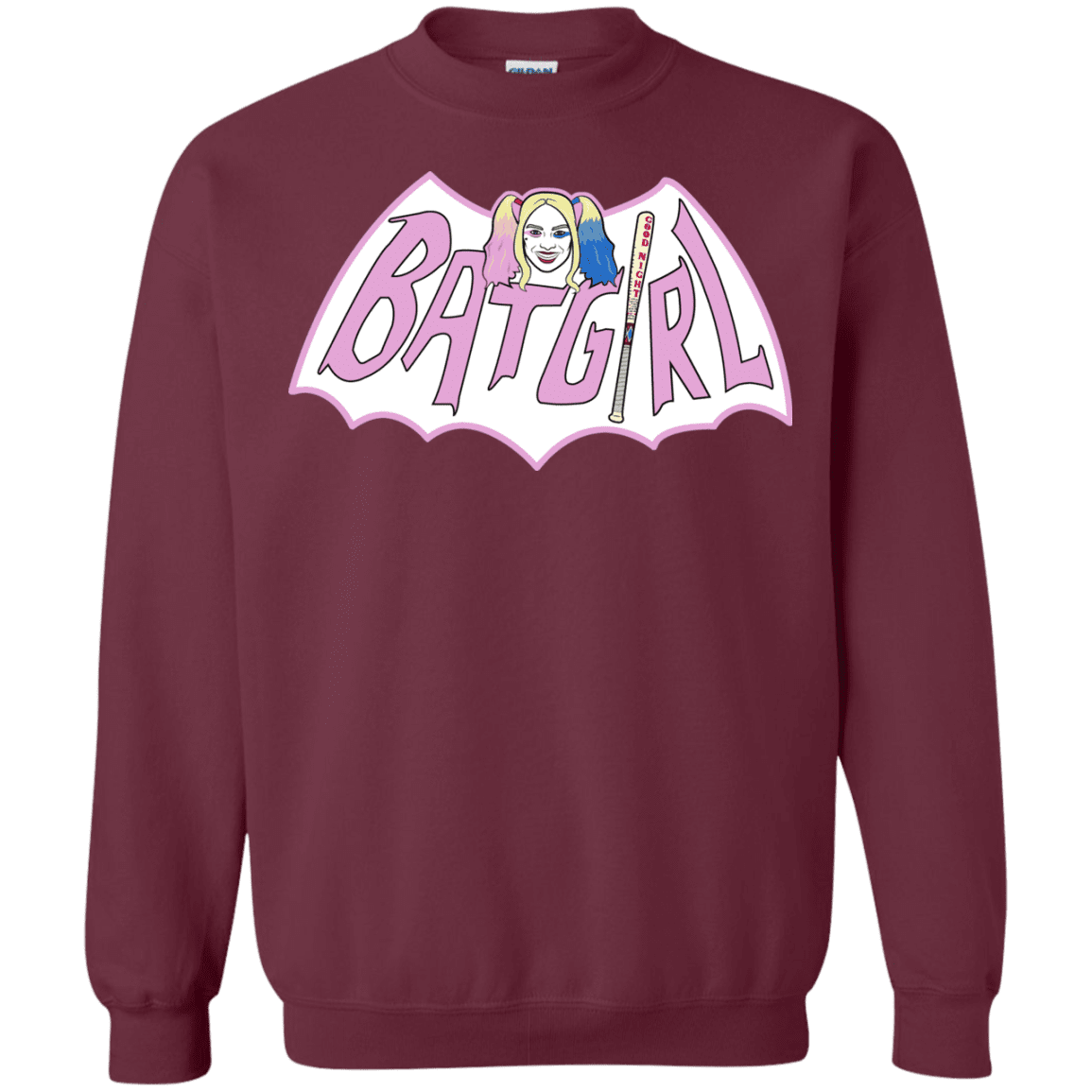 Sweatshirts Maroon / Small Batgirl Crewneck Sweatshirt