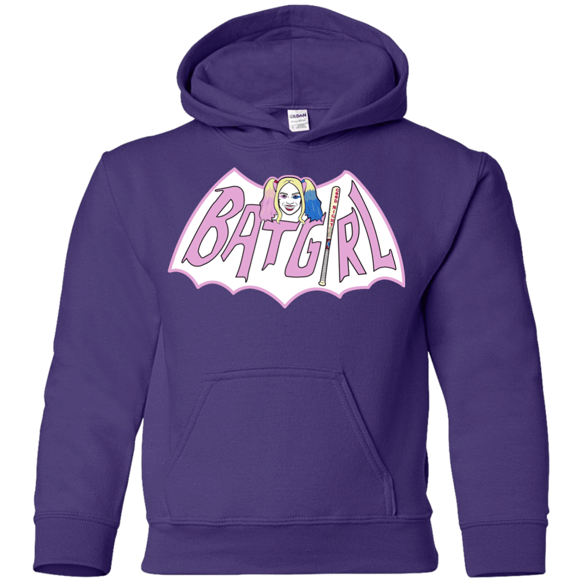 Sweatshirts Purple / YS Batgirl Youth Hoodie