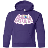 Sweatshirts Purple / YS Batgirl Youth Hoodie