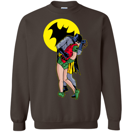Sweatshirts Dark Chocolate / Small Batkiss Signal Crewneck Sweatshirt