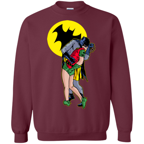Sweatshirts Maroon / Small Batkiss Signal Crewneck Sweatshirt