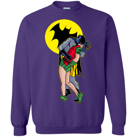 Sweatshirts Purple / Small Batkiss Signal Crewneck Sweatshirt