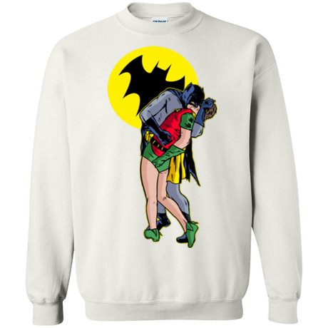 Sweatshirts White / Small Batkiss Signal Crewneck Sweatshirt