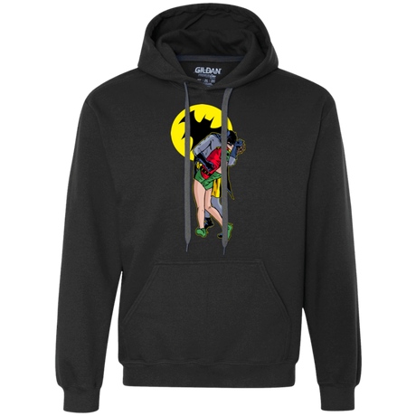 Sweatshirts Black / Small Batkiss Signal Premium Fleece Hoodie