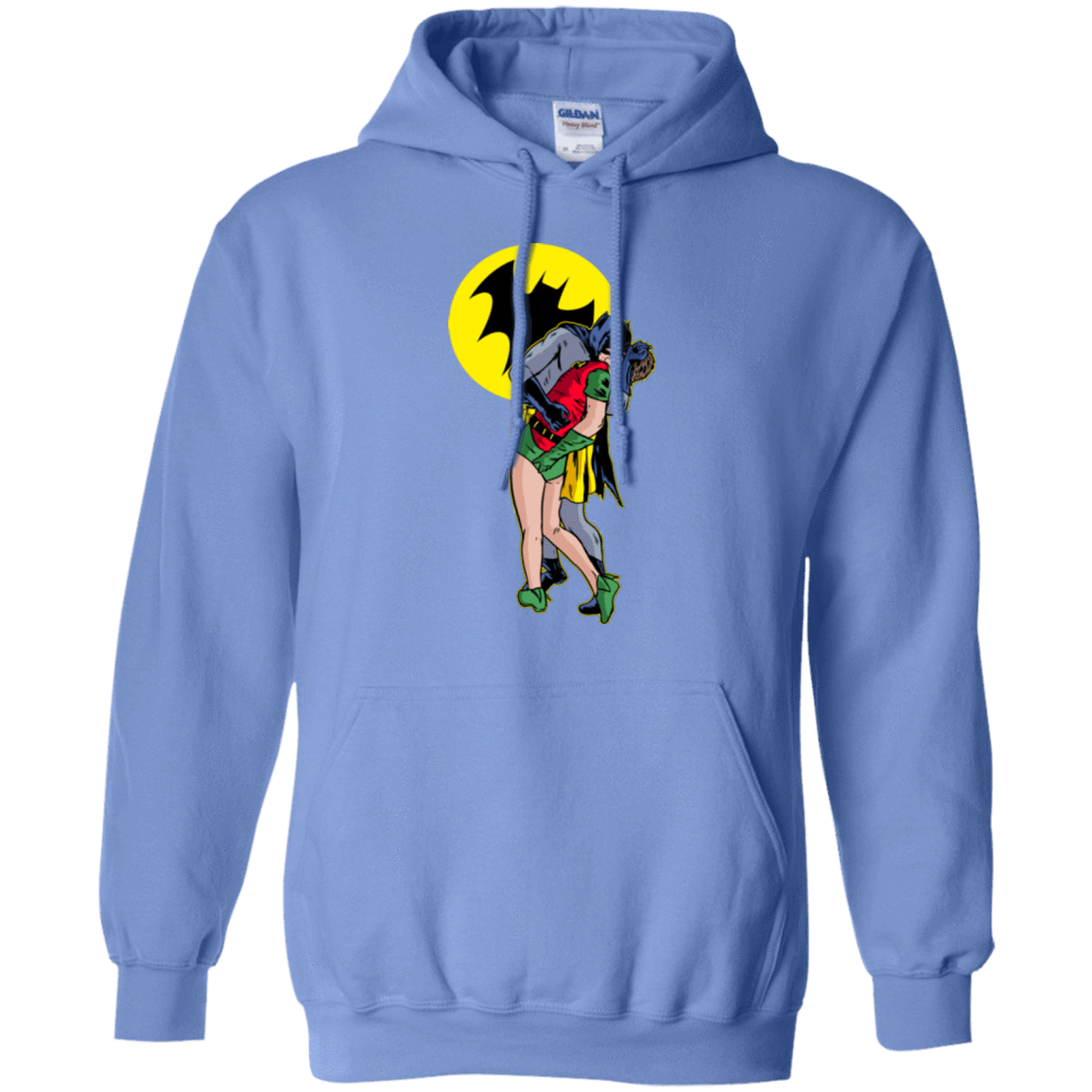 Sweatshirts Carolina Blue / Small Batkiss Signal Pullover Hoodie