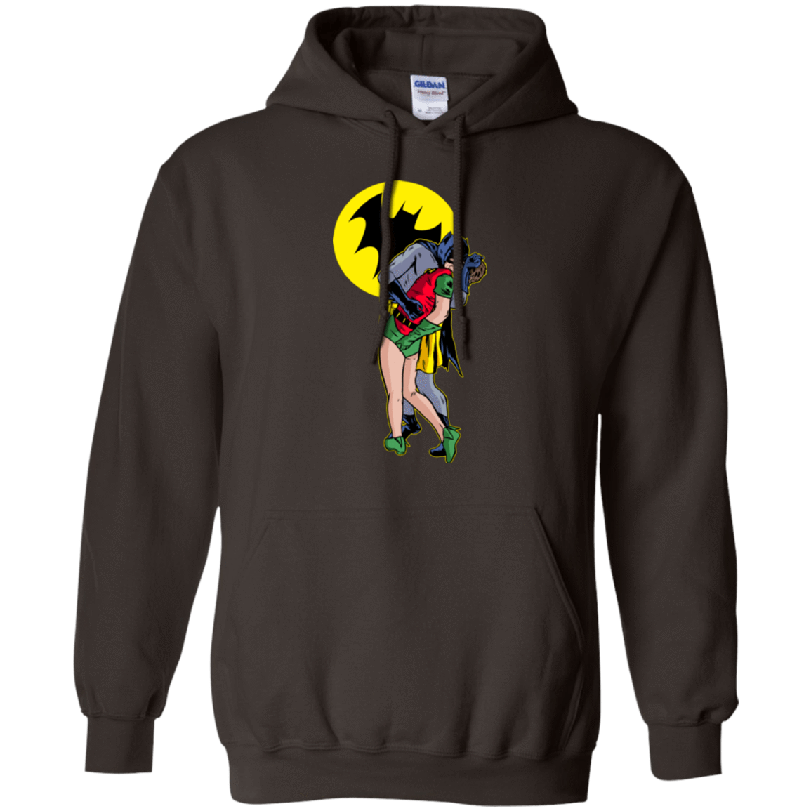 Sweatshirts Dark Chocolate / Small Batkiss Signal Pullover Hoodie