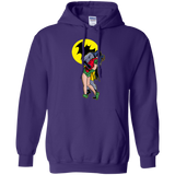 Sweatshirts Purple / Small Batkiss Signal Pullover Hoodie