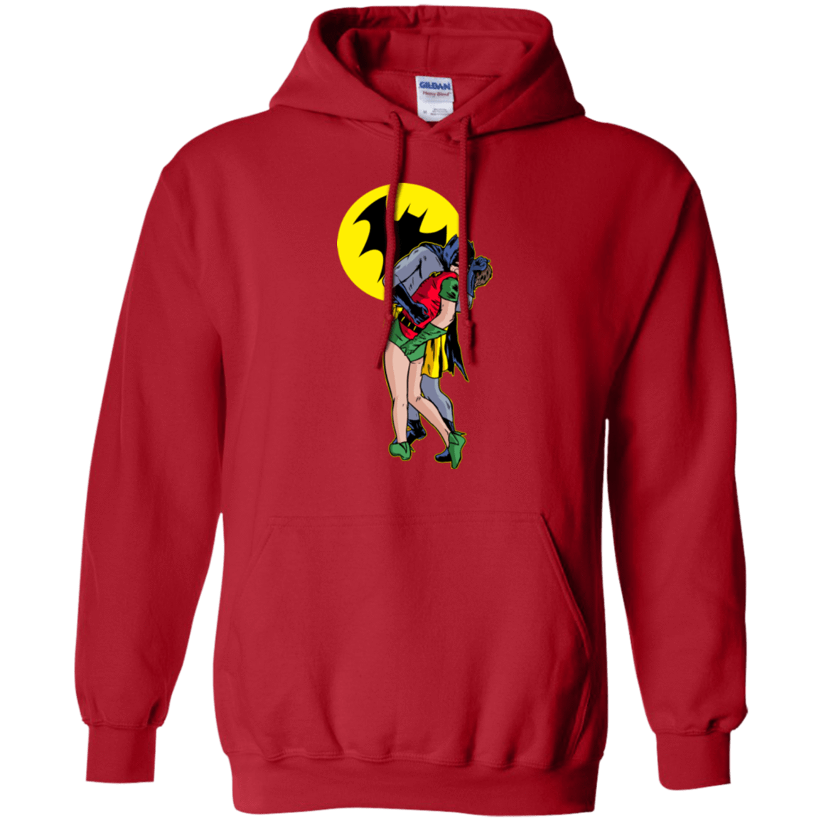 Sweatshirts Red / Small Batkiss Signal Pullover Hoodie