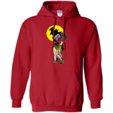 Sweatshirts Red / Small Batkiss Signal Pullover Hoodie