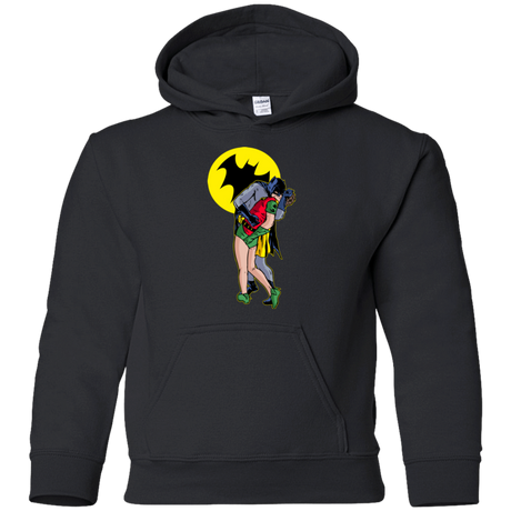 Sweatshirts Black / YS Batkiss Signal Youth Hoodie
