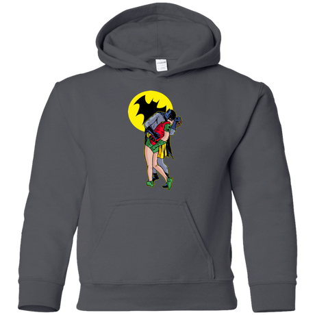 Sweatshirts Charcoal / YS Batkiss Signal Youth Hoodie