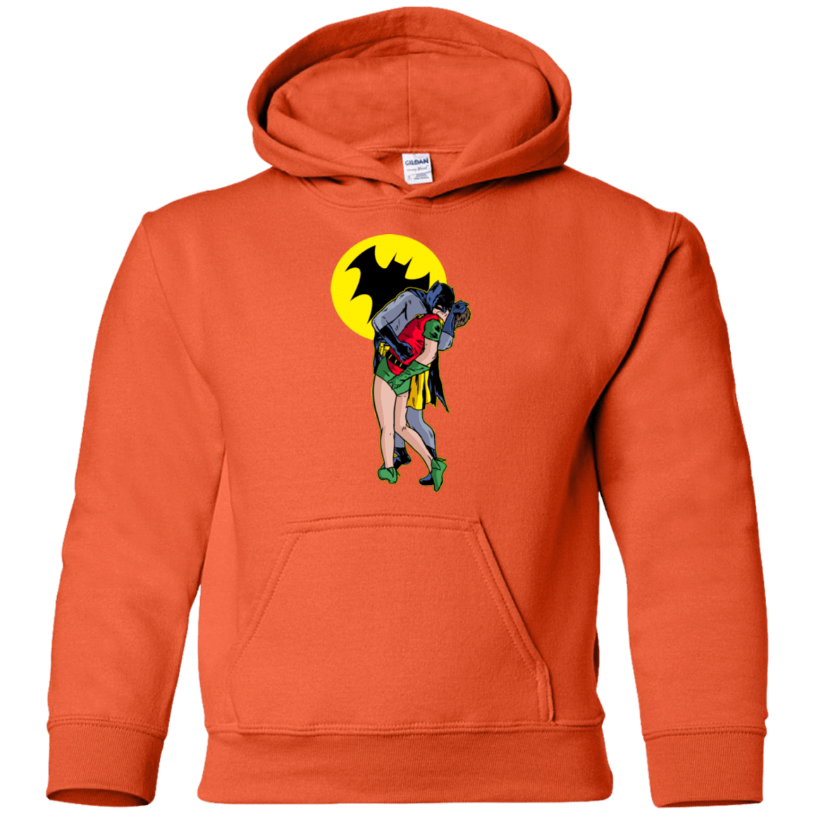 Sweatshirts Orange / YS Batkiss Signal Youth Hoodie