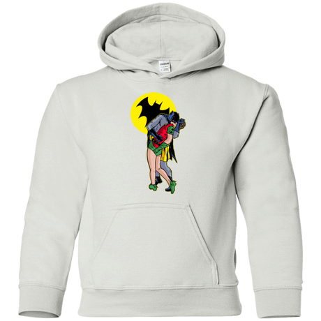 Sweatshirts White / YS Batkiss Signal Youth Hoodie