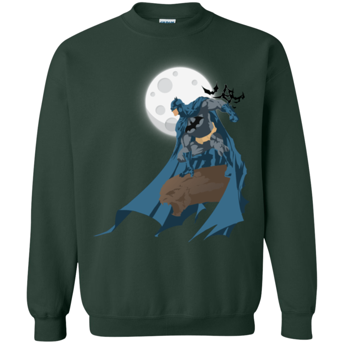 Sweatshirts Forest Green / Small Batman Crewneck Sweatshirt