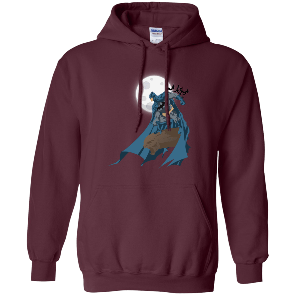 Sweatshirts Maroon / Small Batman Pullover Hoodie