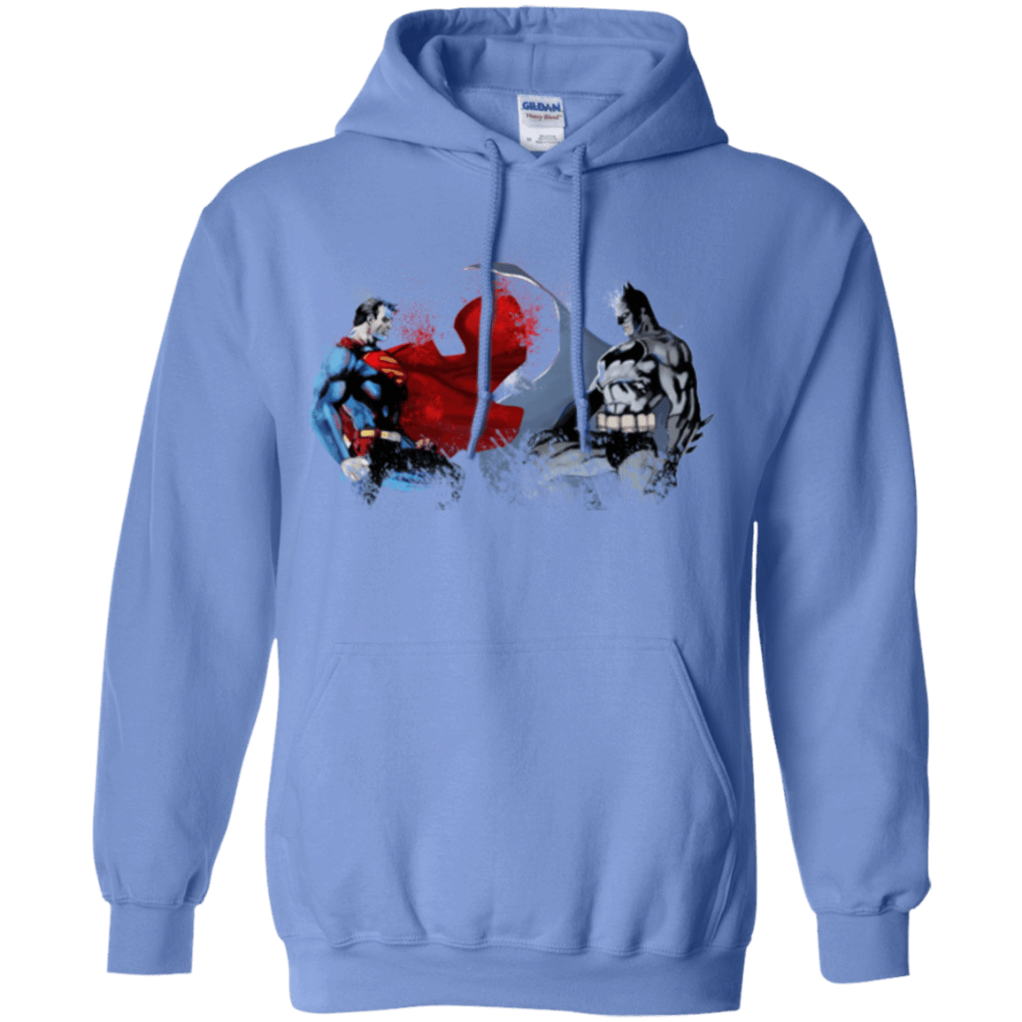 Sweatshirts Carolina Blue / Small Batman vs Superman Pullover Hoodie