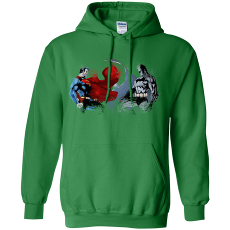 Sweatshirts Irish Green / Small Batman vs Superman Pullover Hoodie
