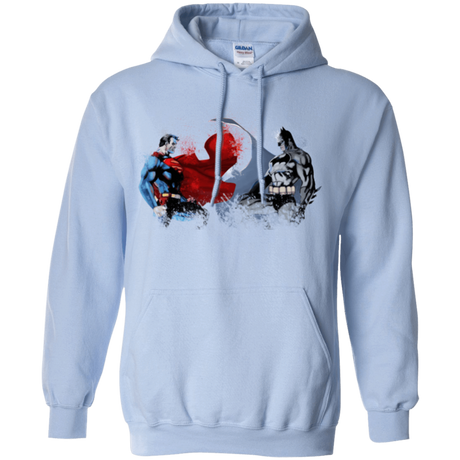 Sweatshirts Light Blue / Small Batman vs Superman Pullover Hoodie