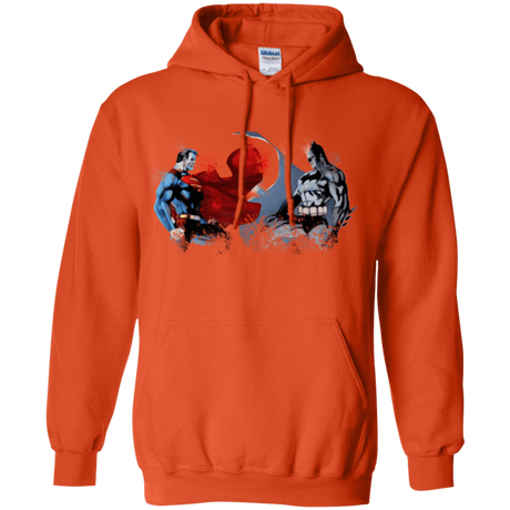 Sweatshirts Orange / Small Batman vs Superman Pullover Hoodie