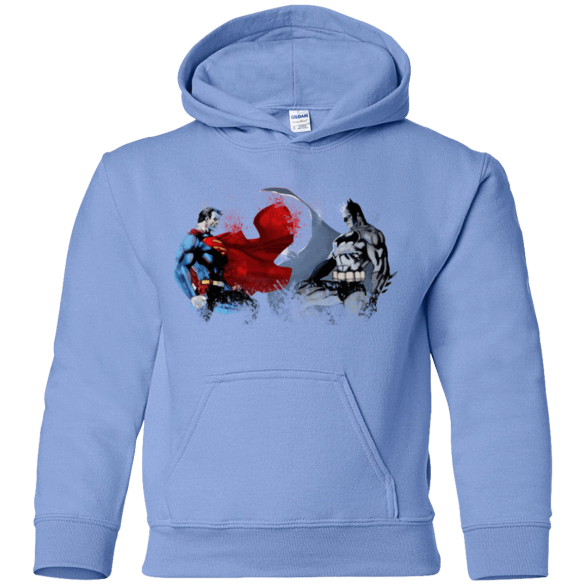 Sweatshirts Carolina Blue / YS Batman vs Superman Youth Hoodie