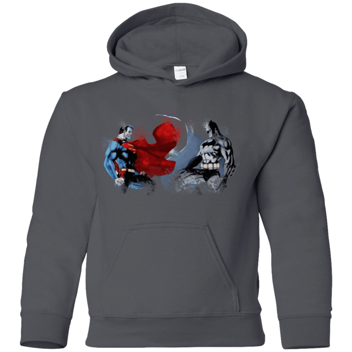 Sweatshirts Charcoal / YS Batman vs Superman Youth Hoodie