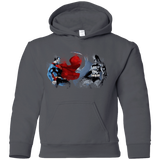 Sweatshirts Charcoal / YS Batman vs Superman Youth Hoodie