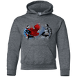 Sweatshirts Dark Heather / YS Batman vs Superman Youth Hoodie