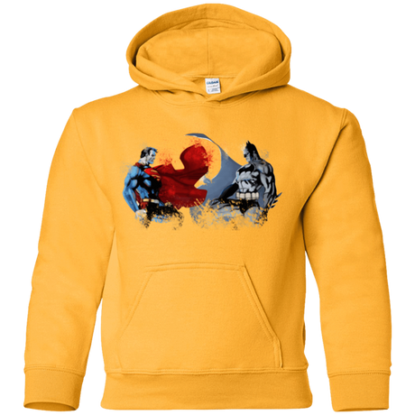 Sweatshirts Gold / YS Batman vs Superman Youth Hoodie