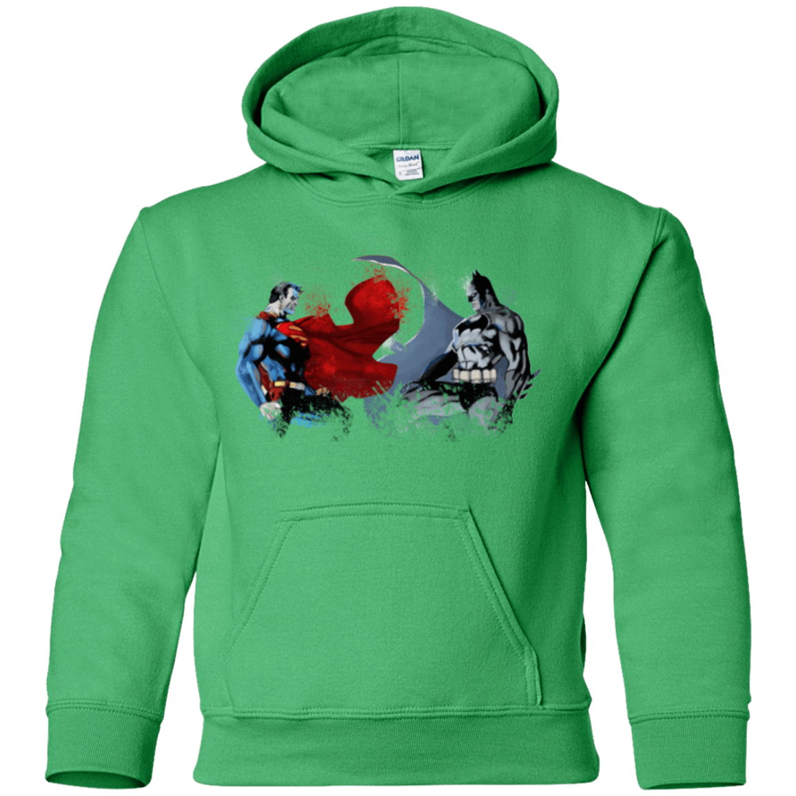 Sweatshirts Irish Green / YS Batman vs Superman Youth Hoodie