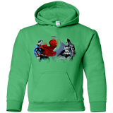Sweatshirts Irish Green / YS Batman vs Superman Youth Hoodie