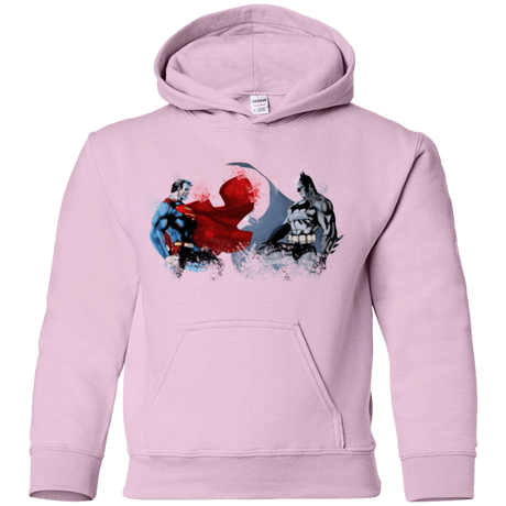 Sweatshirts Light Pink / YS Batman vs Superman Youth Hoodie